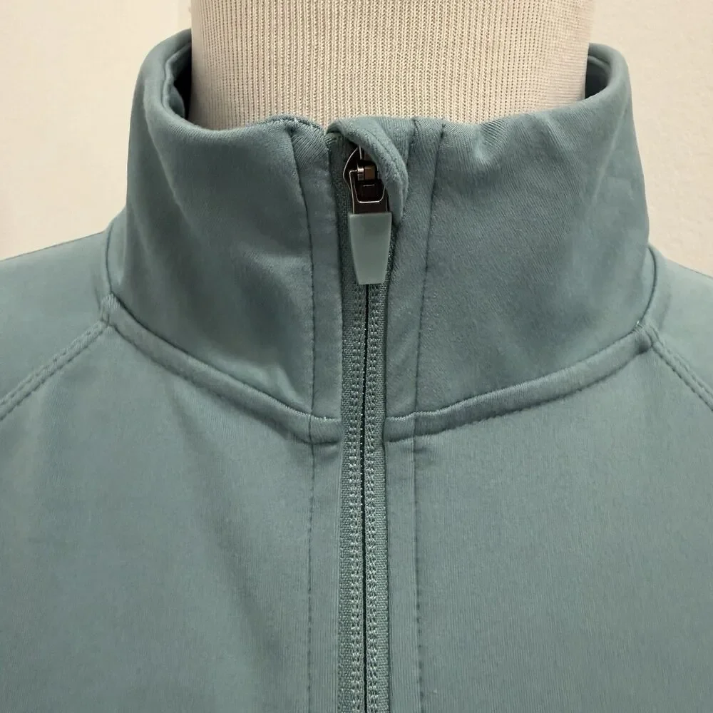 Jockey‎ Women's Tulip Hem Yoga Jacket, Arctic, Size M